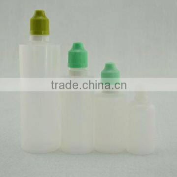 Whosale 50ml e liquid bottle with childproof cap, e liquid bottle packageing