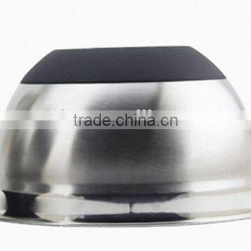 Stainless Steel Deep Mixing Bowl Silicon Base Black Color photo-2