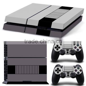 High Quality PVC Vinyl Decal For PS4 Console Sticker With 2 Controller Decal