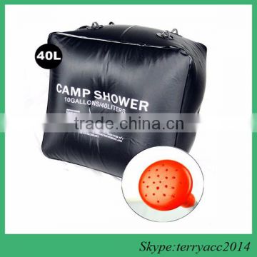 Premium Solar Camping Shower Bag, 10-gallon / Includes Removable Hose W/on-off Switchable Shower Head