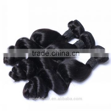 100% unprocessed virgin pure malaysian loose wave hair bundles virgin hair