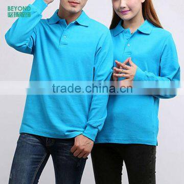 custom logo many colors long sleeves polo t shirt