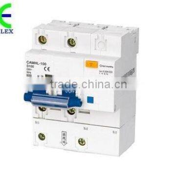 MCB Circuit Breaker for DIN Rails,CAMHL-100(Electronic Type)RCBO RCCB with Overcurrent Protection