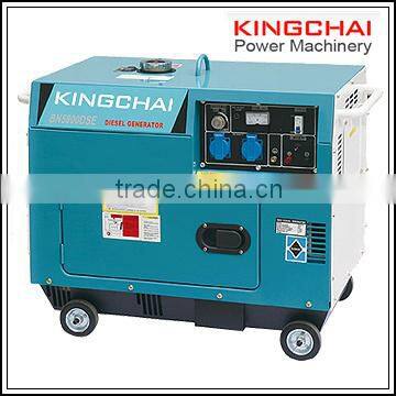 KINGCHAI Power Factory 5kw air cooled diesel generator set silent type 5kva 186F-1Diesel Engine Generator