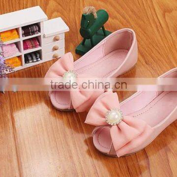 2014 Beautiful Princess Shoes With Bowknot Fashion Kids Shoes