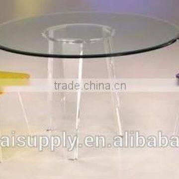 acrylic dining room sets round dining table and chairs