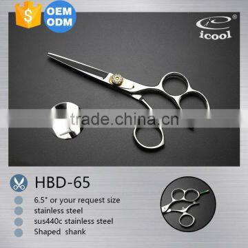 popular professional Three holes handle hair scissors