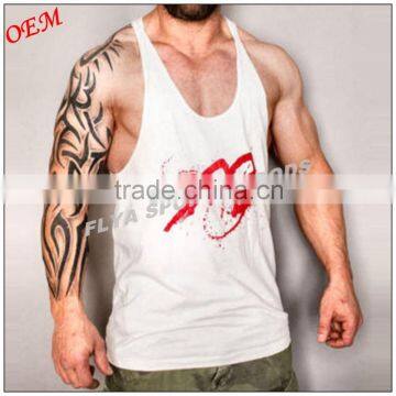 MENS Y-Back T-Back Racerback Bodybuilding Stringer Tank Top Muscle Gym Singlet                        
                                                Quality Choice