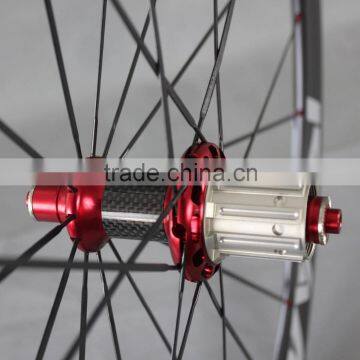 700C Carbon Wheels Clincher Road Carbon Rims 21mm Width Bicycle Wheelset With Titanium Quick Release 38C photo-4