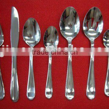 18/0 stainless steel cutlery set flatware tableware