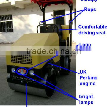 mini compactor mini road roller,double drum with seat