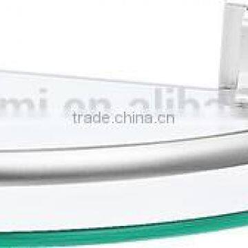 Stainless Steel Corner Glass Shelf, Bathroom Glass Shelf photo-5
