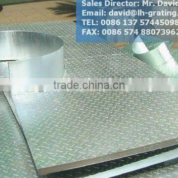 hot dip galvanized checker plate floor