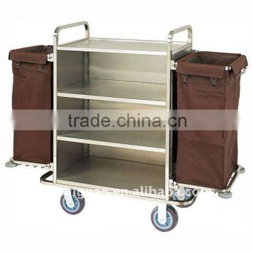 stainless steel collection trolley