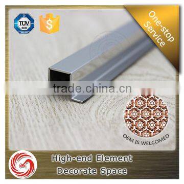 Fast connected ceramic aluminum tile listello trim