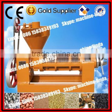 High capacity low oil residue rate oil screw press