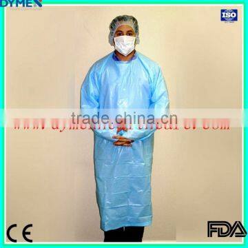 Anti-dust PE Disposable Isolation Gown photo-3