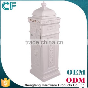 The Most Popular Style In Europe Factory Supply Freestanding Outdoor Irish Post Box For Sale From China