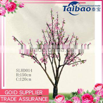 Outdoor decoration 150 cm height fiberglass led cherry blossom tree light