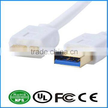 USB3.0 AM To MicroB Cable Gold Plated Connecting Cable Smart Phone Charging Cable Mobile HD Cable