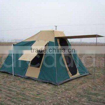 waterproof polyester cotton canvas family tent