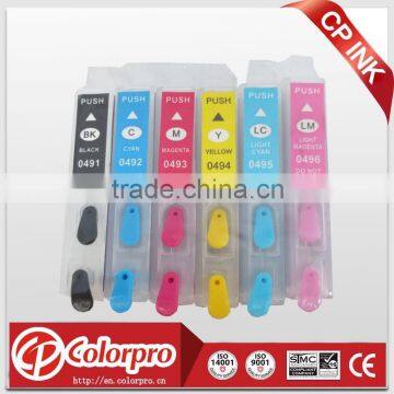 For epson Stylus Photo R310/R350 printer for epson T0491--T0496 refill empty ink cartridge                        
                                                Quality Choice
                                                                    Supplier&