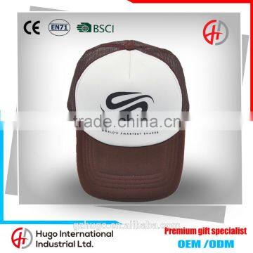 New Fashion High Quality Cotton Curve Promotional Custom Mesh Cap With Closure