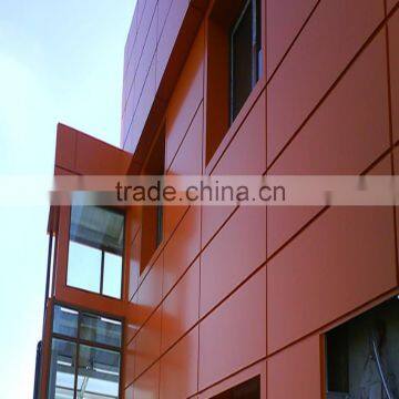 4mm 4*8 ACP exterior decorative material PVDF building decorative facade aluminium composite wall panel