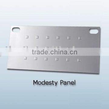 Metal modesty panel for Office desk