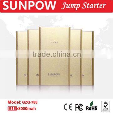 SUNPOW Jump Starter 8,000mAh Super Power Bank Portable 12V Car Battery Charger Jump Starter photo-2