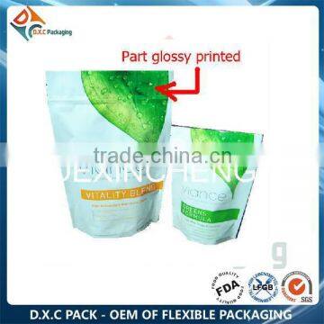 Matt Finish Mixed Printing Metallized Food Packaging Bag With Zipper photo-2