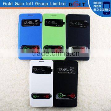 Newest flip cover case for huawei ascend g510