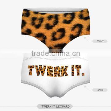 adult top hot sex panties pug dog cut cat sexy girls tight lingerie stretchy underpanties 3d digital full print custom hot sale