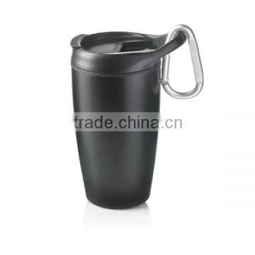 400ml Portable Sport Travel Stainless Steel Thermal Vacuum Mug With Handle photo-5