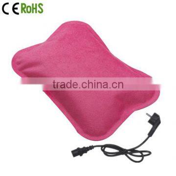 cotton cover pillow shape electric rechargeable warm water bag