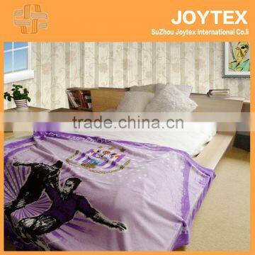 Flat screen printed coral fleece blanket for Children,Made-in-China