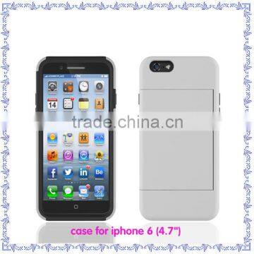 Silicone + PC Cell Phone Case For Iphone 6 Case , for Iphone 6 Bumper Case With Hard Cover photo-6