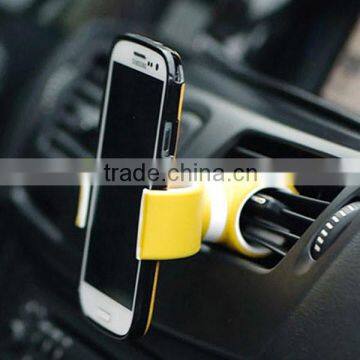 360 degree rotatable spring steel Cellphone Car Mount Air Vent for iPhone 6+,Samsung Note Galaxy,GPS,Speaker,Projector,Camera