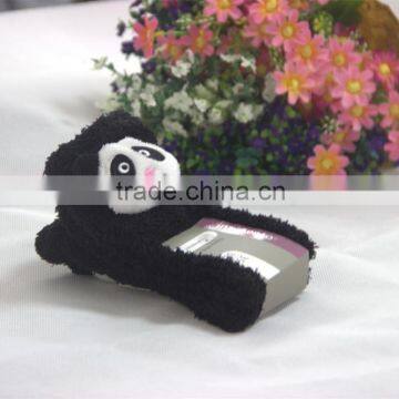 Baby embroidery panda socks and cozy socks