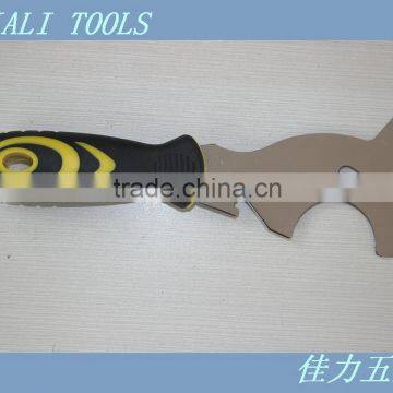 6 in 1 Multifuction Putty Knife / Wall Scraper / Stainless Steel Blade photo-5