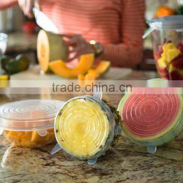 Multi Size Silicone Lids Food and Bowl Covers - Reusable Stretch Lids- Perfect Baking and Cooking Kitchen Gadgets photo-2