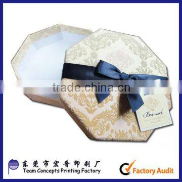 high quality fancy paper chocolate box with pil coating