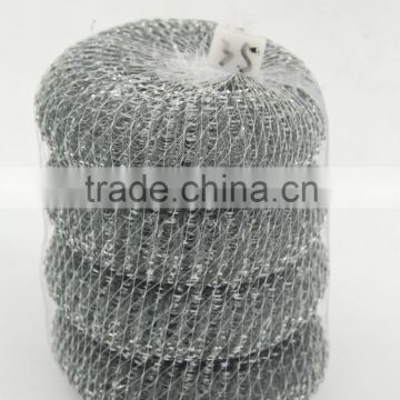 China set of 4 pc 35g galvanized mesh ball stainless steel scourers