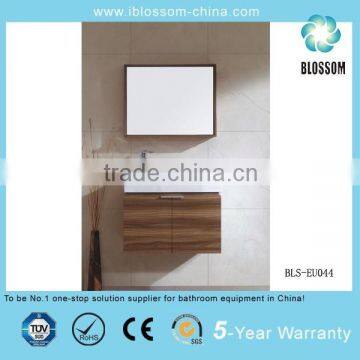 Wall mount mdf melamine european bathroom vanity