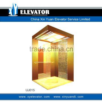 Golden Elevator Cabin
