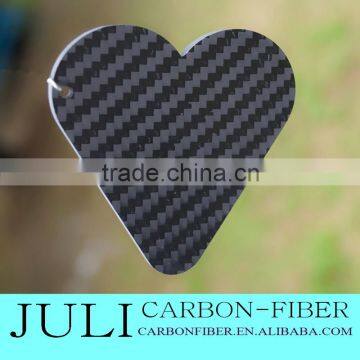 Customize Low price new design carbon Fiber Keychain