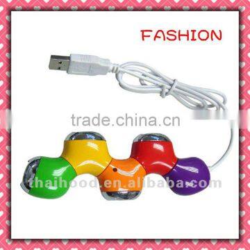 USB 2.0 hub/ 4 port foldable hub/ USB hub 4 port driver