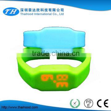 silicon led watch bracelet usb flash drive