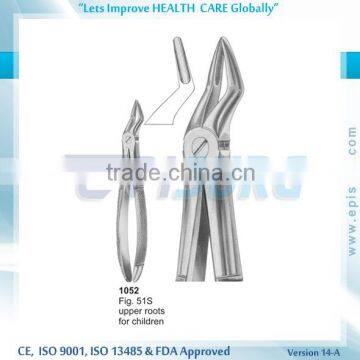 Extraction Forceps, upper roots for children, Fig 52A, Periodontal Oral Surgery