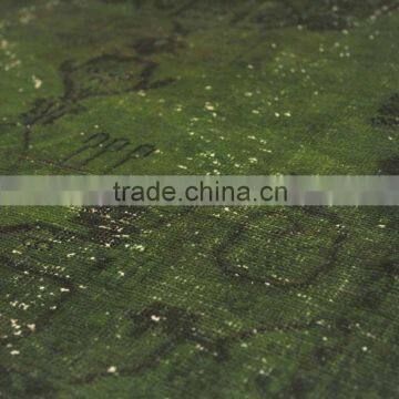 Handmade Turkish Carpet - Green Over-dyed Rug (7,1 x 5,1 Feet) photo-2